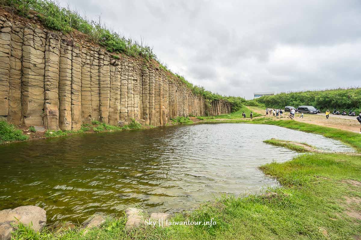 【大菓葉柱狀式節理玄武岩】澎湖景點推薦西嶼鄉玄武岩