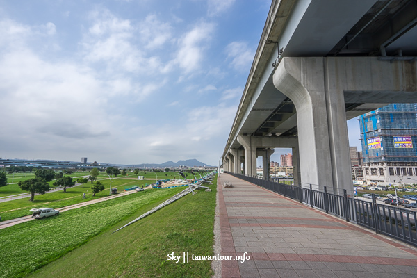 新北親子景點【大臺北都會公園幸運草地景溜滑梯】捷運三重站