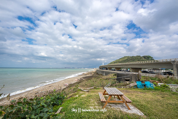 【藍色公路咖啡廳】新北林口景點推薦IG熱點無敵海景