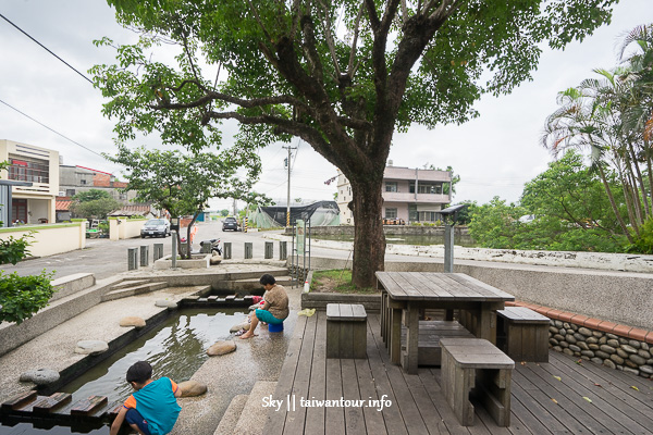 桃園親子景點【大伙(火)房浣衣池】戲水池兼洗衣池