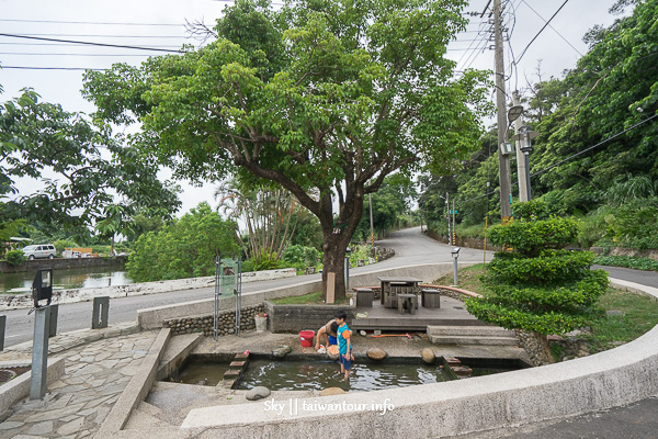 桃園親子景點【大伙(火)房浣衣池】戲水池兼洗衣池