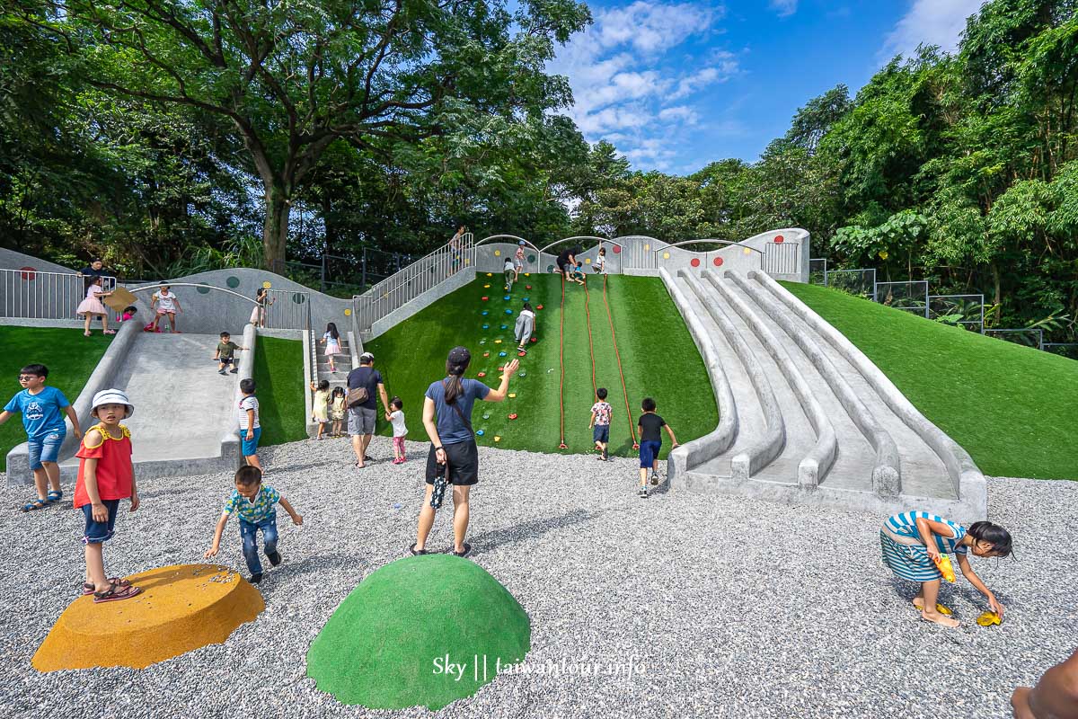 2020新北市免費玩水【斬龍山遺址文化公園】土城共融式特色公園