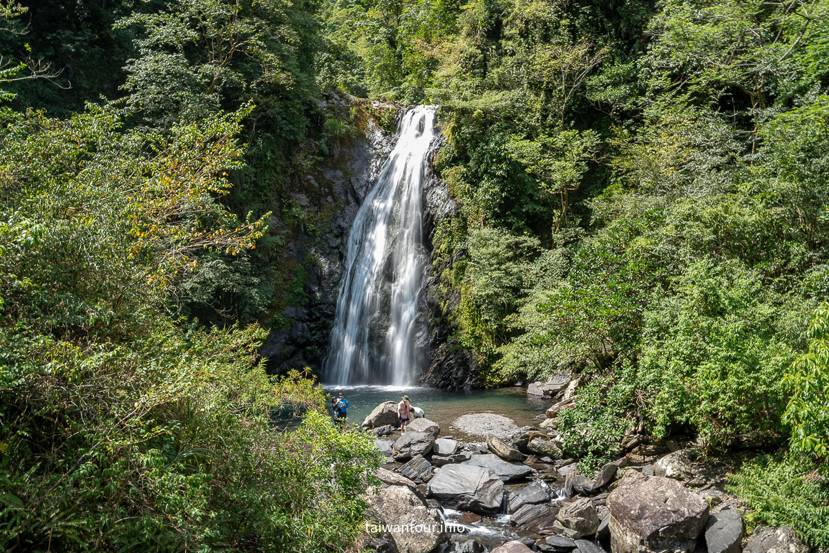 【新寮瀑布】宜蘭冬山鄉親子玩水步道秘境推薦景點