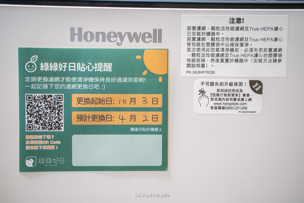 【綠綠好日】Honeywell空氣清淨機副廠濾網好用嗎？跟原廠有得比嗎？