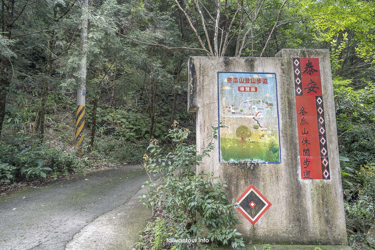 【冬瓜山步道.瀑布】苗栗泰安親子玩水秘境景點