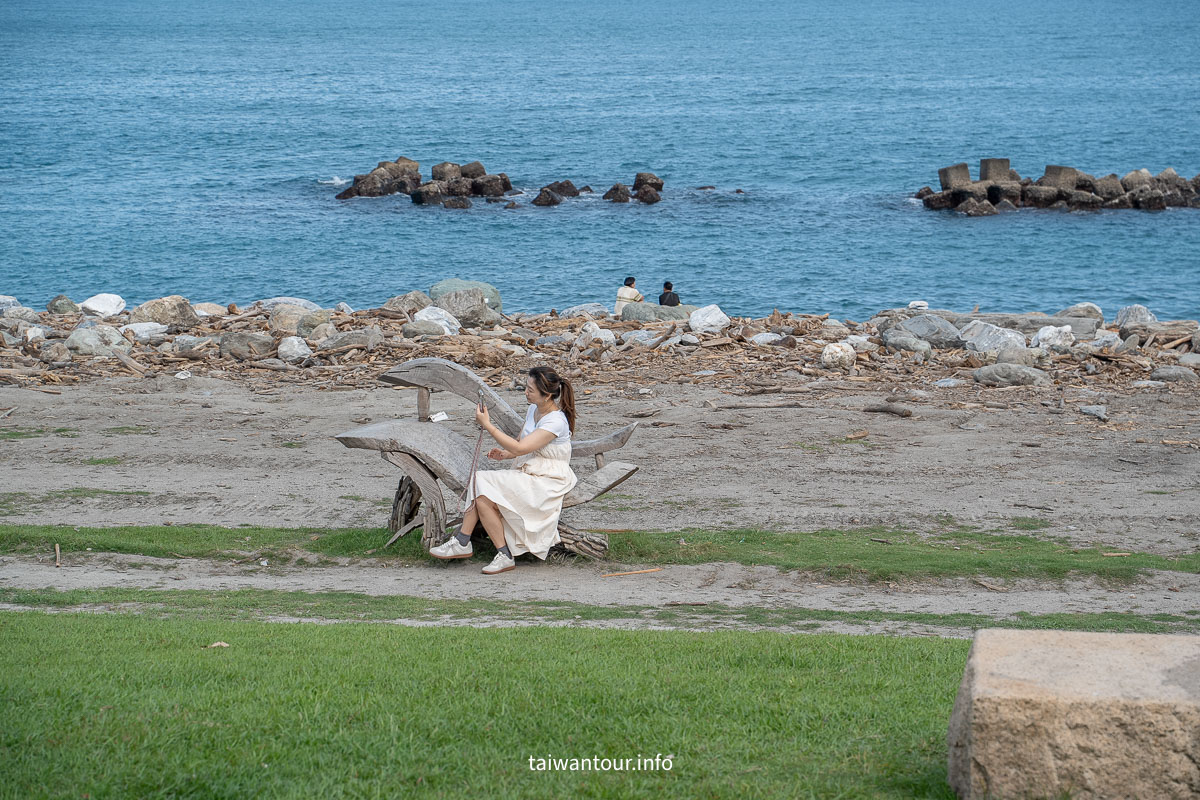 【太平洋公園(南濱公園)】漂流木藝術花蓮親子景點溜滑梯.親子.