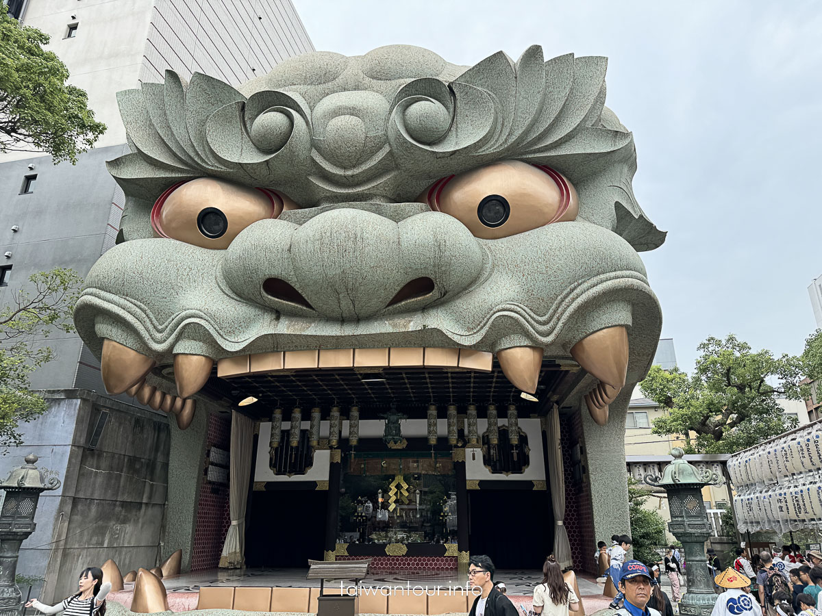 【難波八阪神社.獅子殿】大阪景點必拍夏祭與船渡御