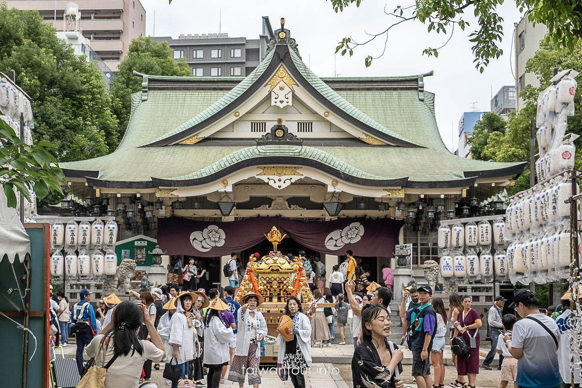 【難波八阪神社.獅子殿】大阪景點必拍夏祭與船渡御