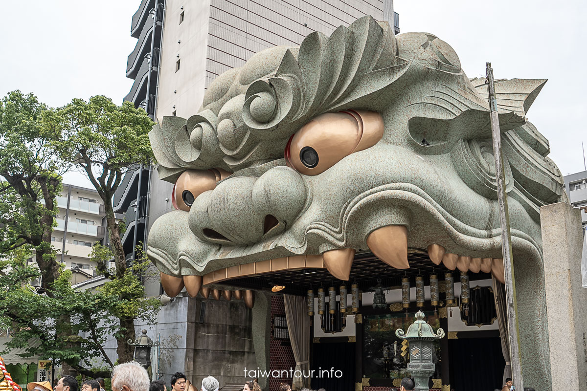 【難波八阪神社.獅子殿】大阪景點必拍夏祭與船渡御