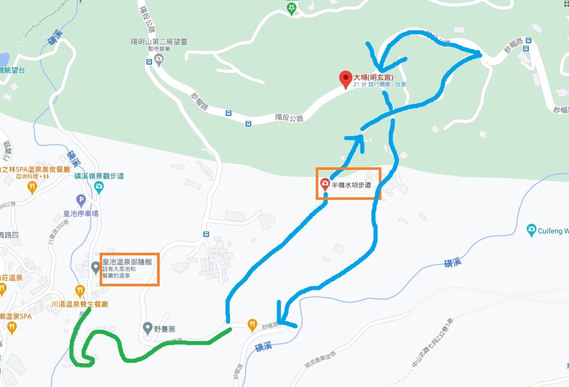 【半嶺水圳步道(紗帽山步道)】北投陽明山步道推薦