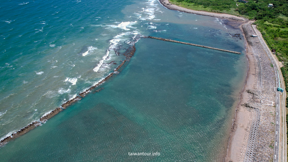 【三塊厝港灣.新埔海堤】淡水玩水景點.釣魚秘境