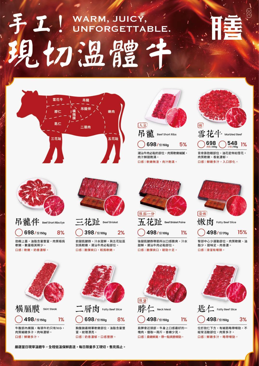 【小膳香成都麻辣火鍋】台北東區溫體牛推薦鴛鴦鍋聚餐.菜單