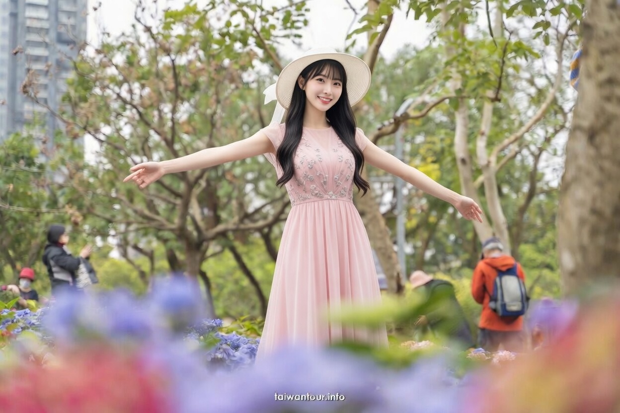 【2026台北杜鵑花季】大安森林公園繡球花季