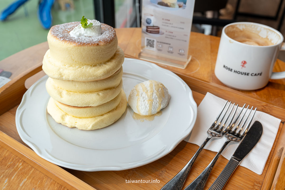 【ROSE HOUSE Café】台中三井下午茶推薦舒芙蕾鬆餅