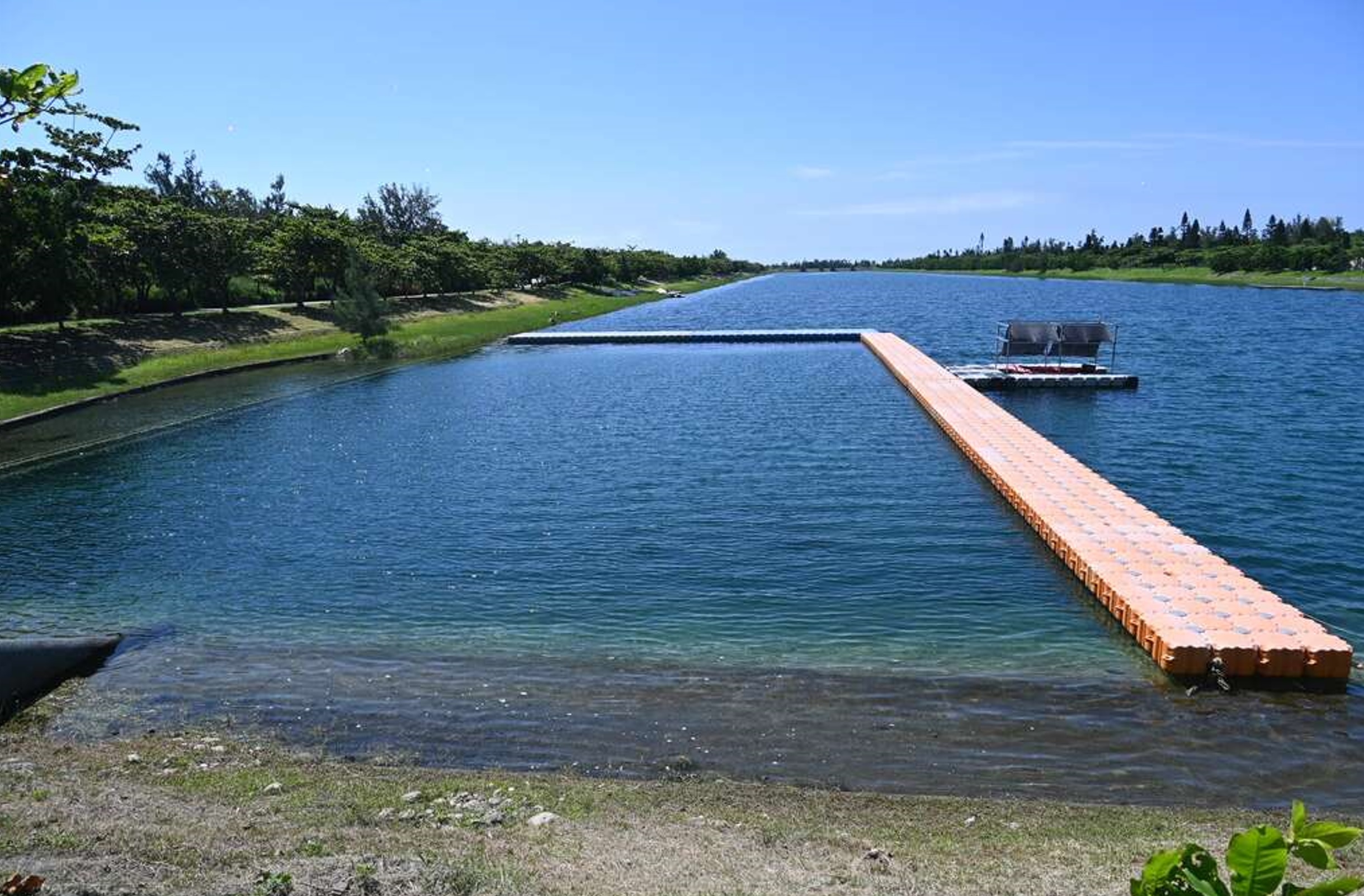 【台東森林公園活水湖】親子玩水景點與魚共游