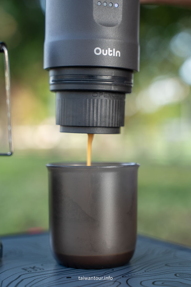 【OutIn Nano隨時萃｜超輕量義式咖啡機】登山.露營超方便