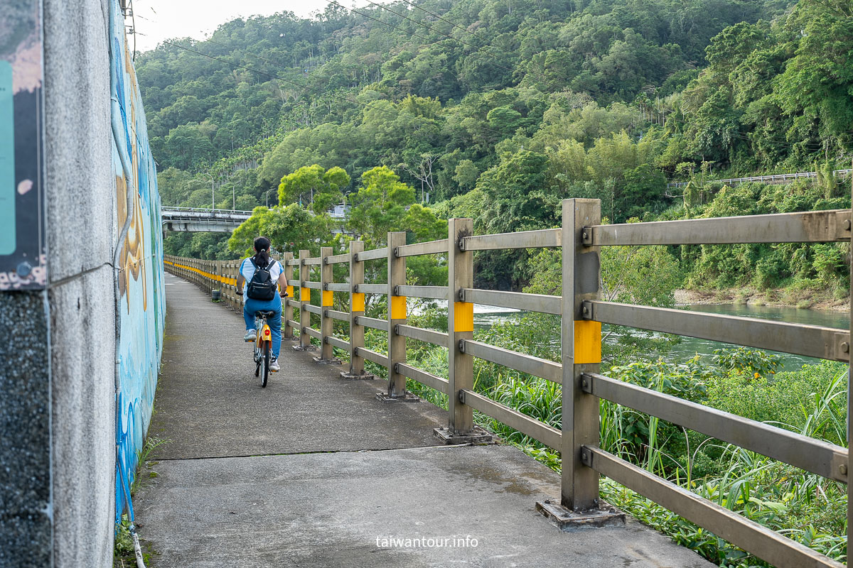 【逮魚堀溪自行車道】新北坪林景點推薦親子觀魚步道