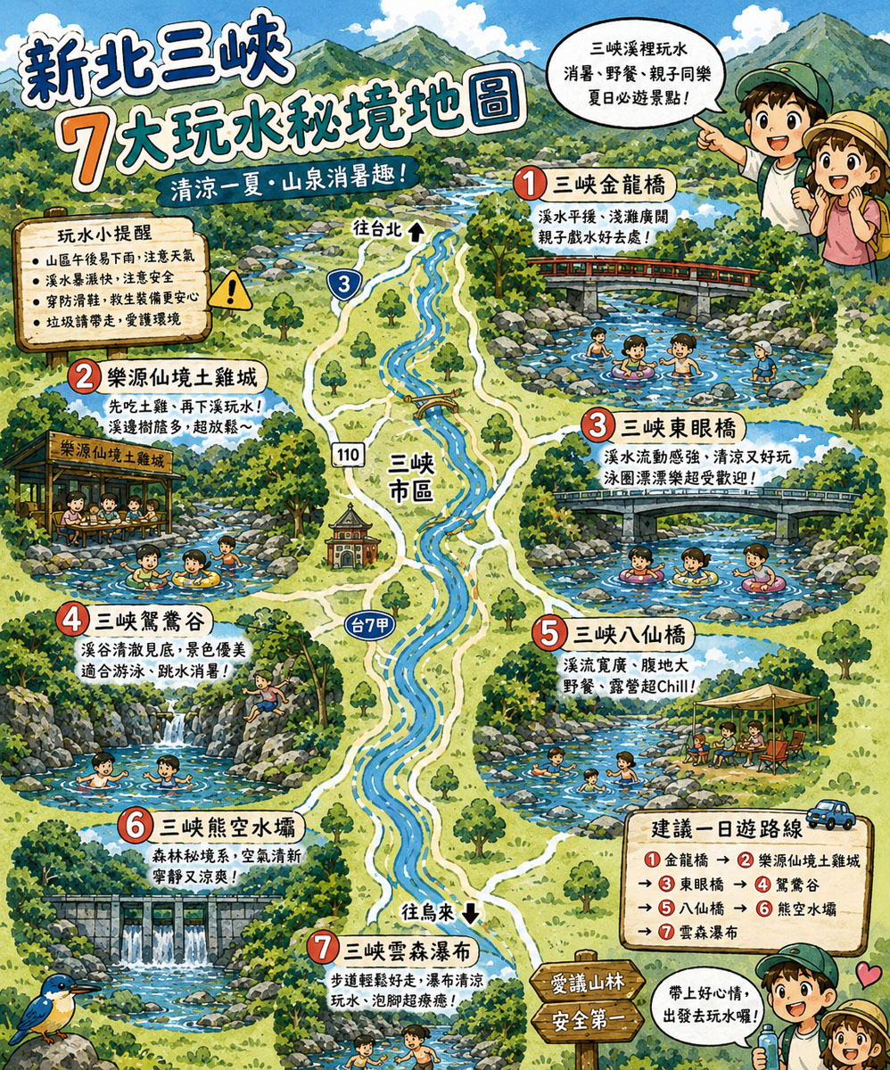 【新北三峽七個安全水域】親子景點推薦.有救生員.合法 【新北三峽七個安全水域】親子景點推薦.有救生員.合法