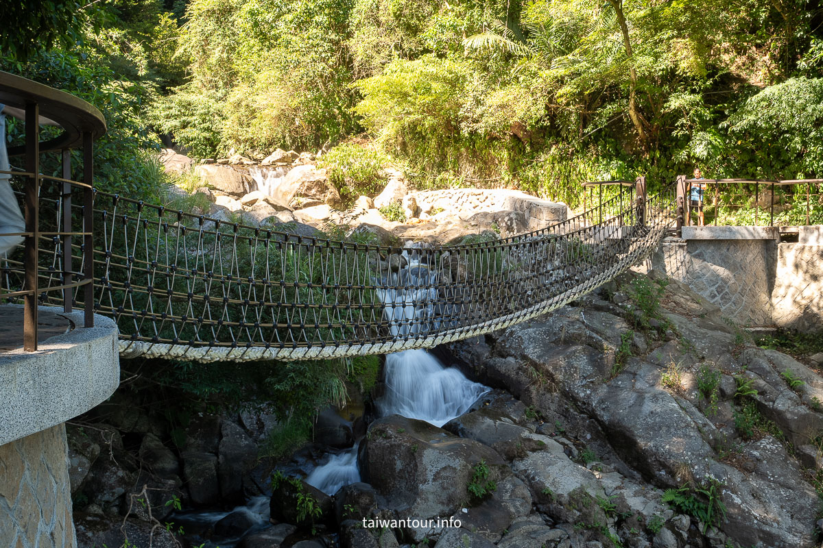【草山觀瀑吊橋．北投猴崁古道】北投陽明山新秘境
