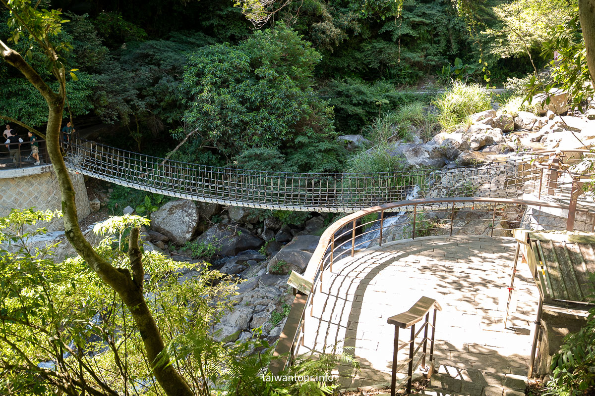 【草山觀瀑吊橋．北投猴崁古道】北投陽明山新秘境