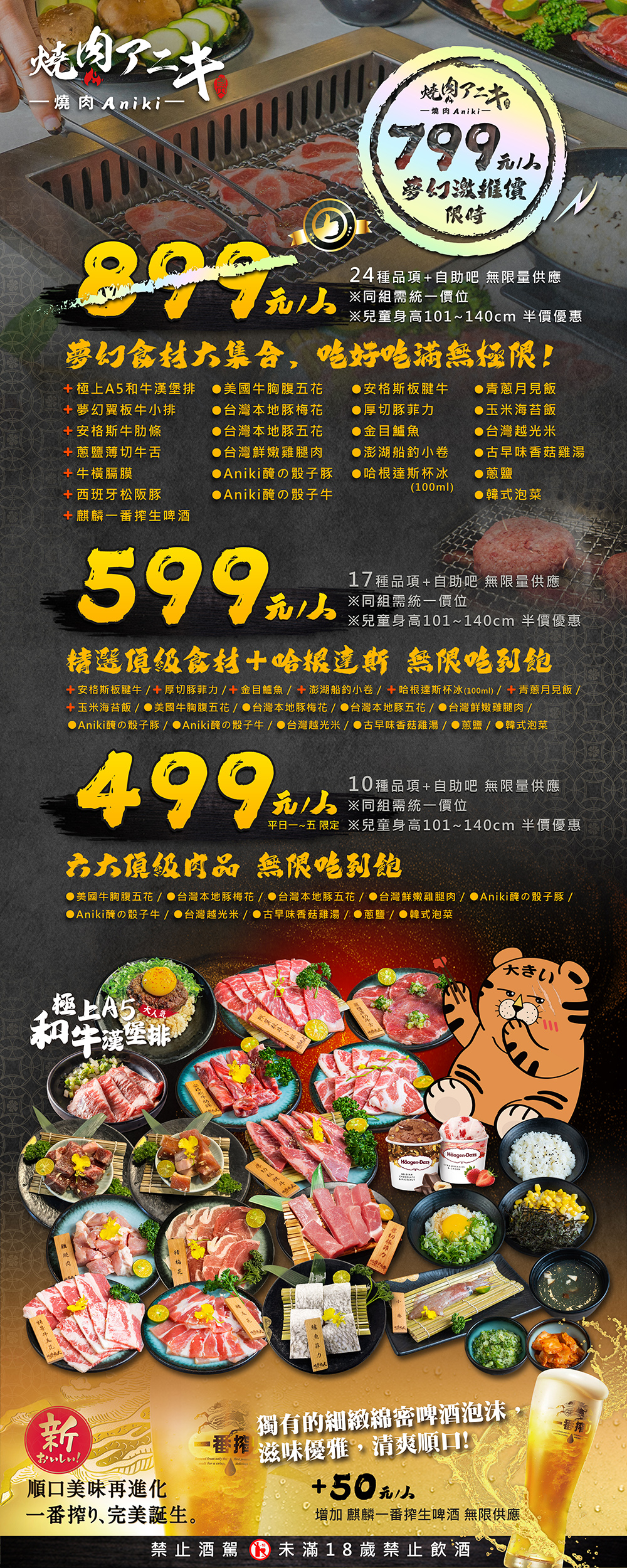 【燒肉アニキ-燒肉老大||新店】個人燒肉499元吃到飽.高CP值