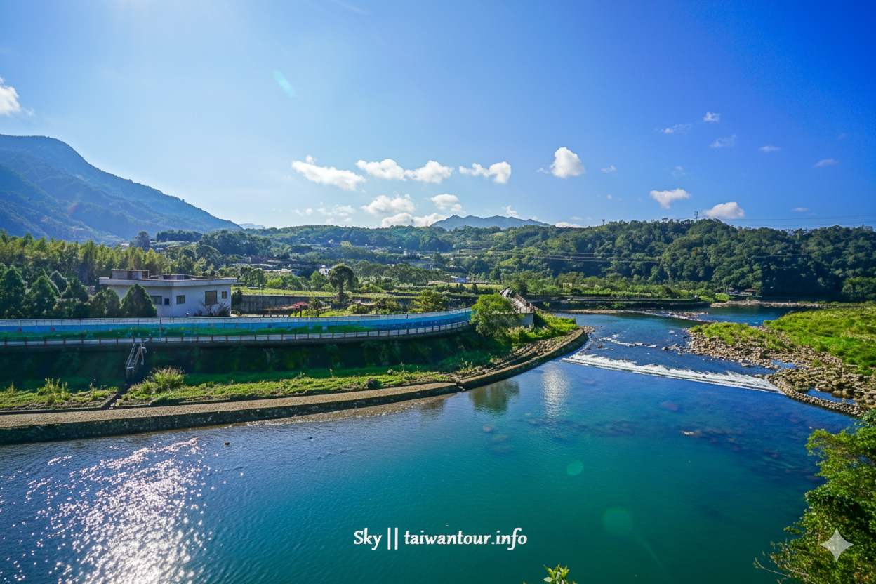 【逮魚堀溪自行車道】新北坪林景點推薦親子觀魚步道