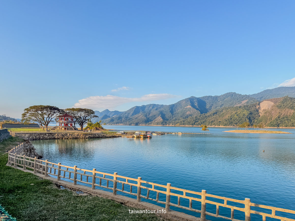 【大埔湖濱公園】免費露營區有水廁熱水！曾文水庫湖景車宿車泊