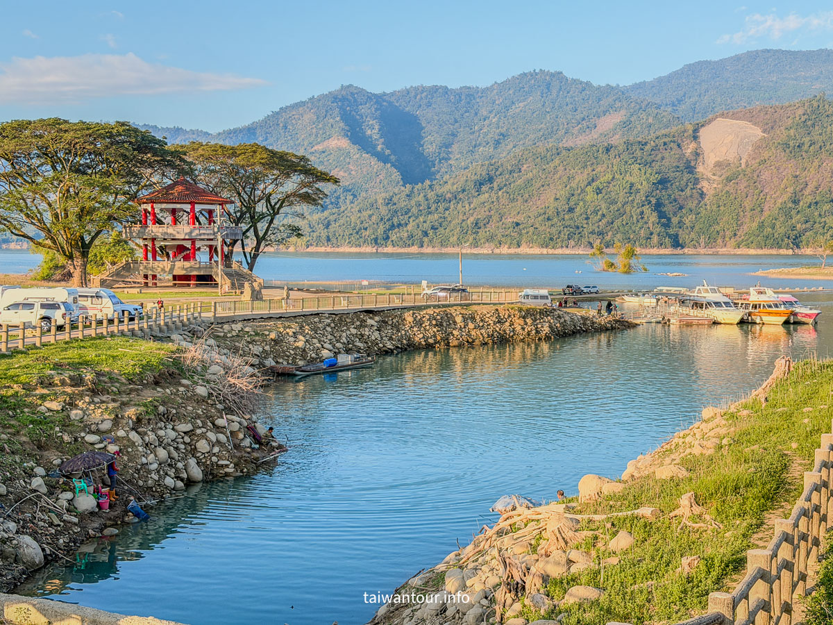 【大埔湖濱公園】免費露營區有水廁熱水！曾文水庫湖景車宿車泊