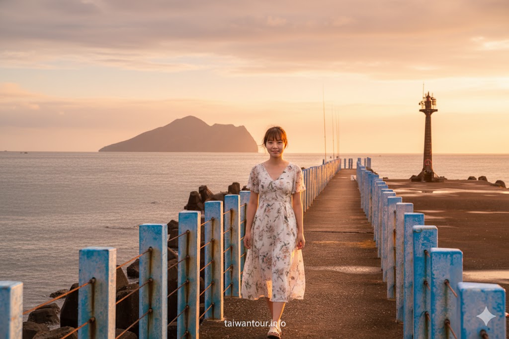 【宜蘭烏石港藍色走廊】頭城龜山朝日.日出秘境網美必拍