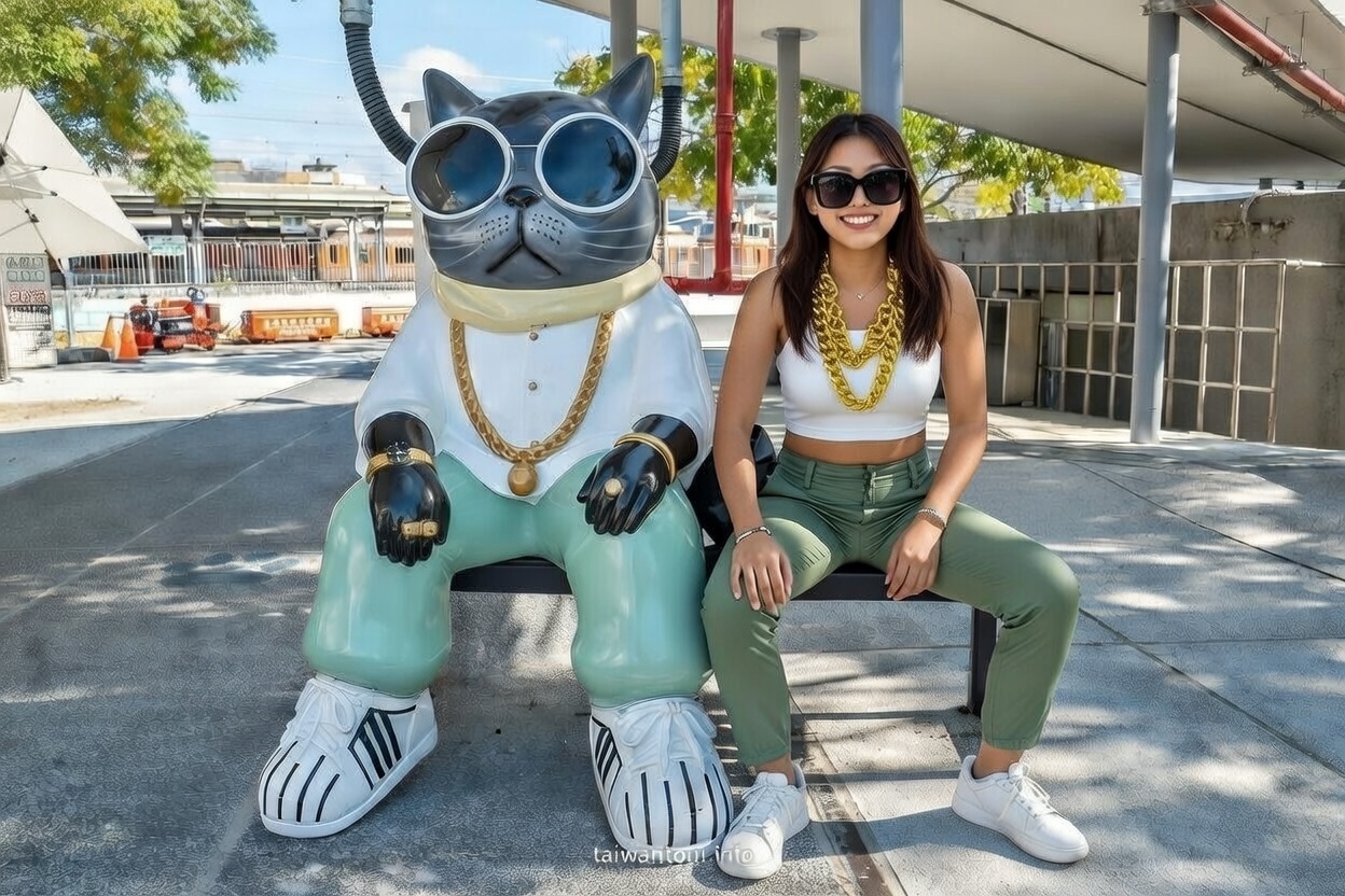 【苗栗火車頭園區】鐵道迷與貓奴的夢幻天堂.國寶級火車