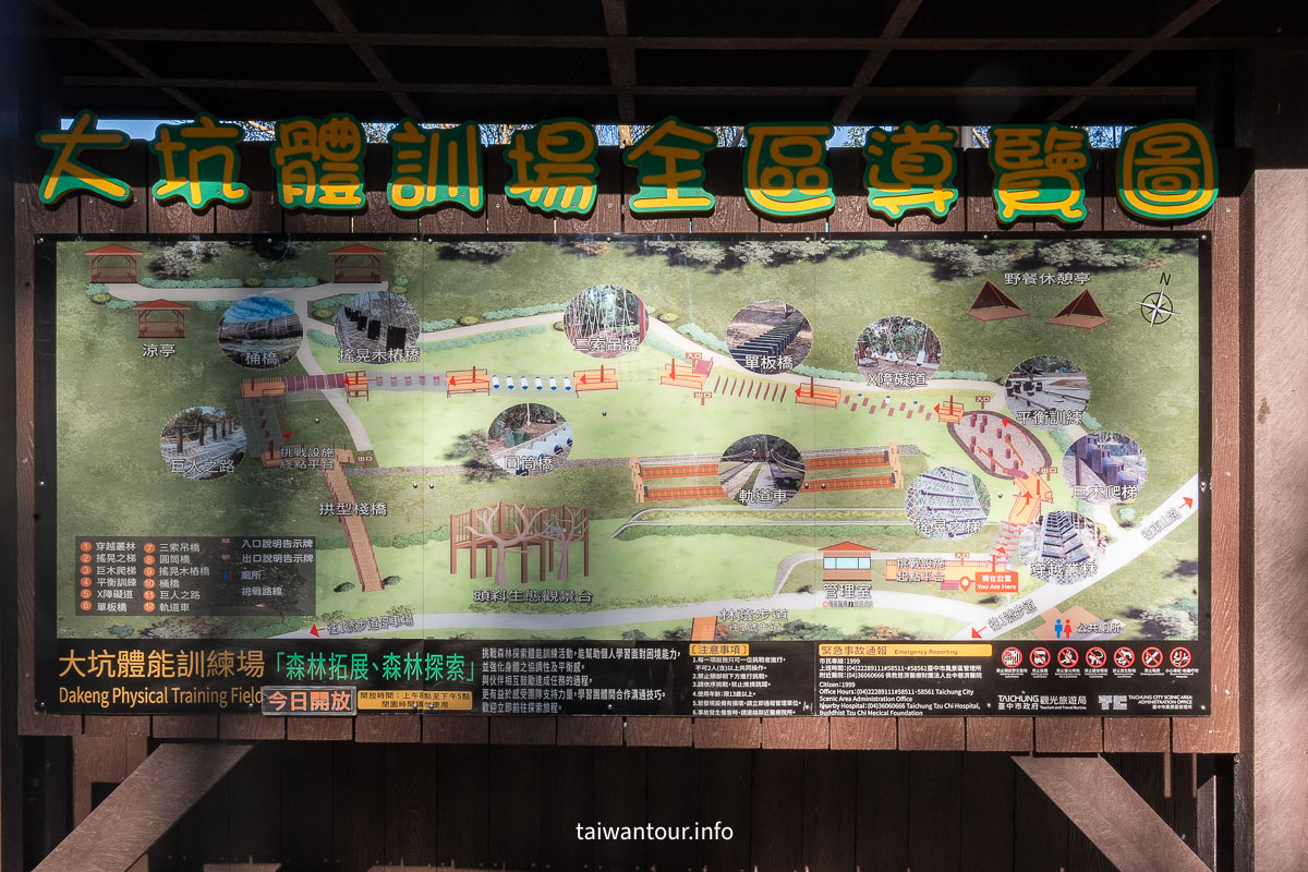 【大坑1號步道體能訓練場】台中親子交通、停車、攻略