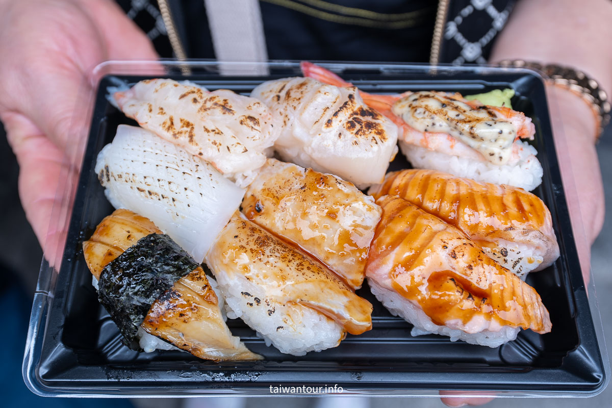 【有村日式小攤】彰化鹿港第一市場高CP值炙燒壽司、丼飯