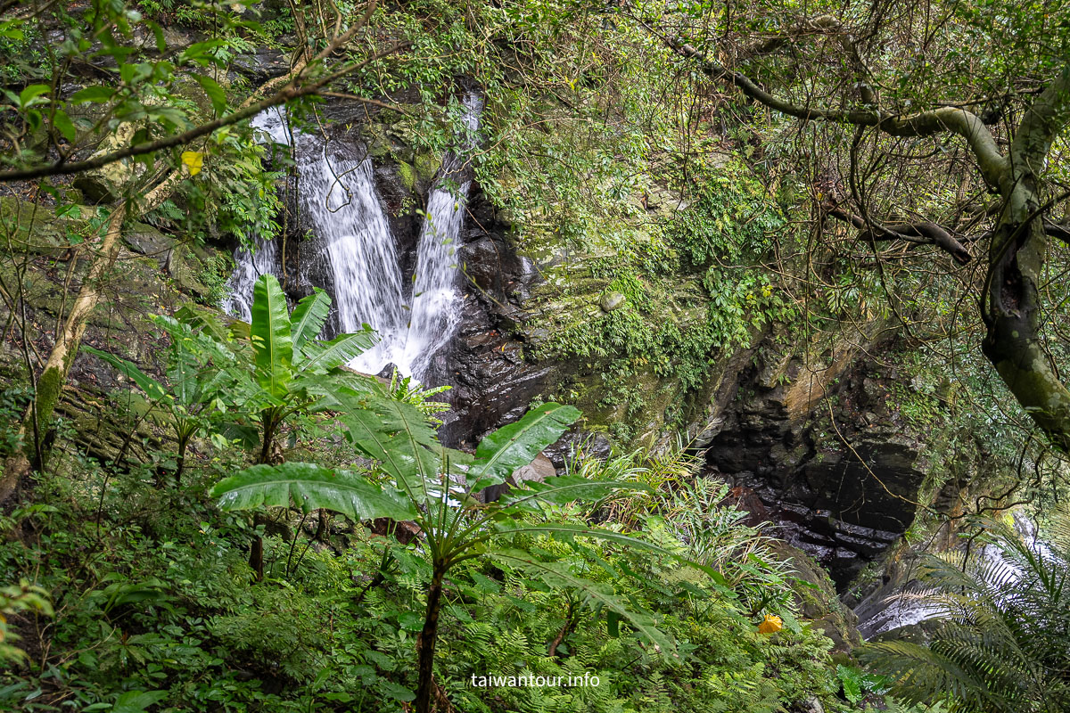 【五峰旗瀑布】宜蘭礁溪親子樂齡景點.步道推薦