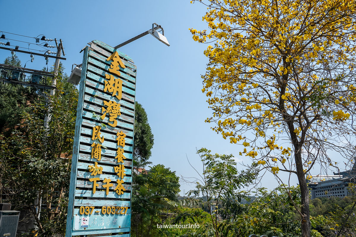 【峨眉湖環湖步道】新竹黃花風鈴木爆炸開！細茅埔吊橋、彌勒大佛、遊湖秘境一日遊