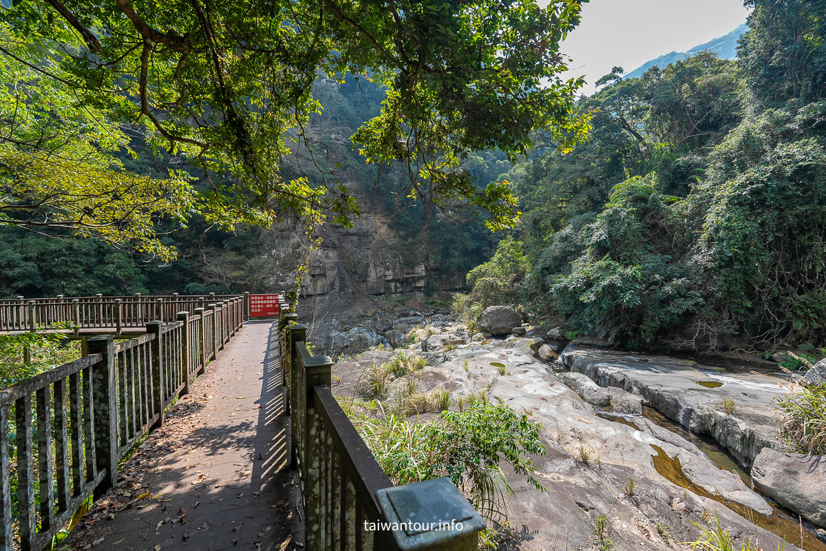 【苗栗神仙谷】斷層瀑布.絕美峽谷秘境！《賽德克．巴萊》一日遊懶人包