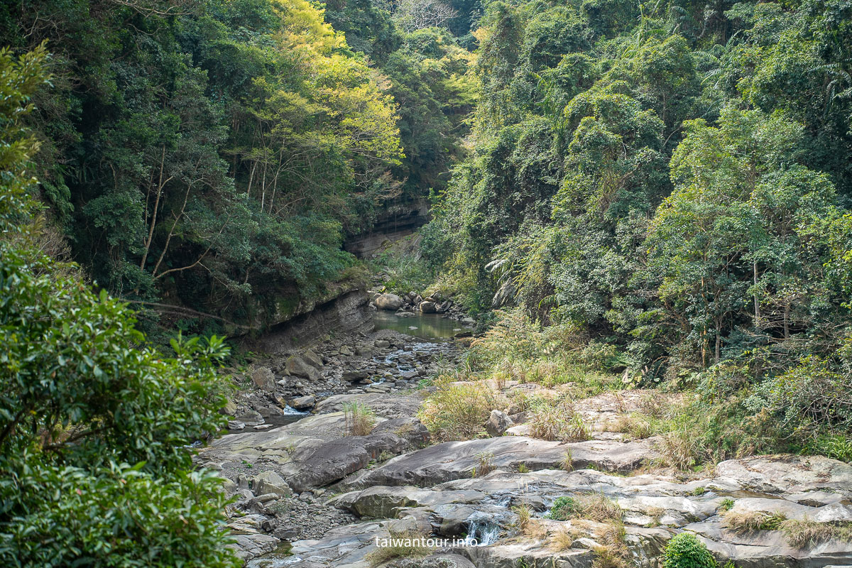 【苗栗神仙谷】斷層瀑布.絕美峽谷秘境！《賽德克．巴萊》一日遊懶人包