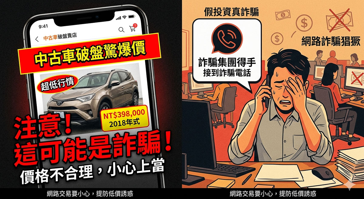 【買二手車詐騙手法】別當冤大頭！這些「黑心話術」讓你荷包大失血．案例