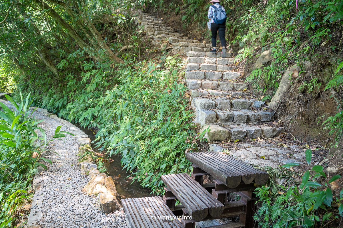 【猴崁水圳步道】陽明山秘境.夏日避暑交通美食全攻略！