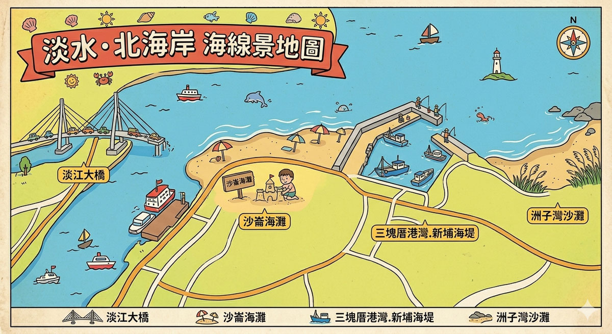 【淡水私房美食景點推薦】百年古蹟.夕陽海景.在地小吃.懶人包攻略