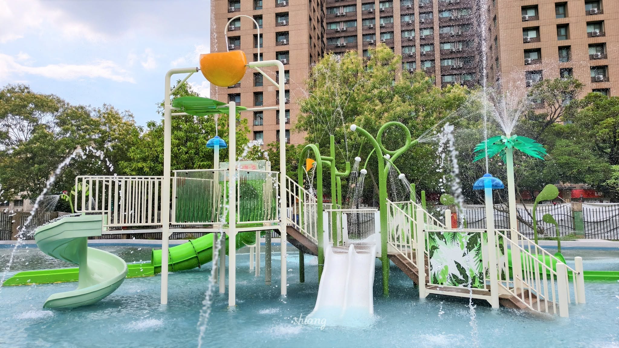 【自來水博物館】台北親子景點水鄉庭園.玩水戲水區