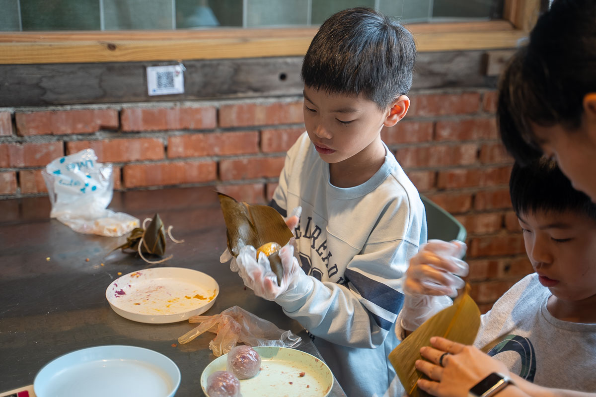 【大溪康莊有機秘境｜粽夏木時光】冰粽DIY、木盒子手作，親子食農體驗玩翻天！