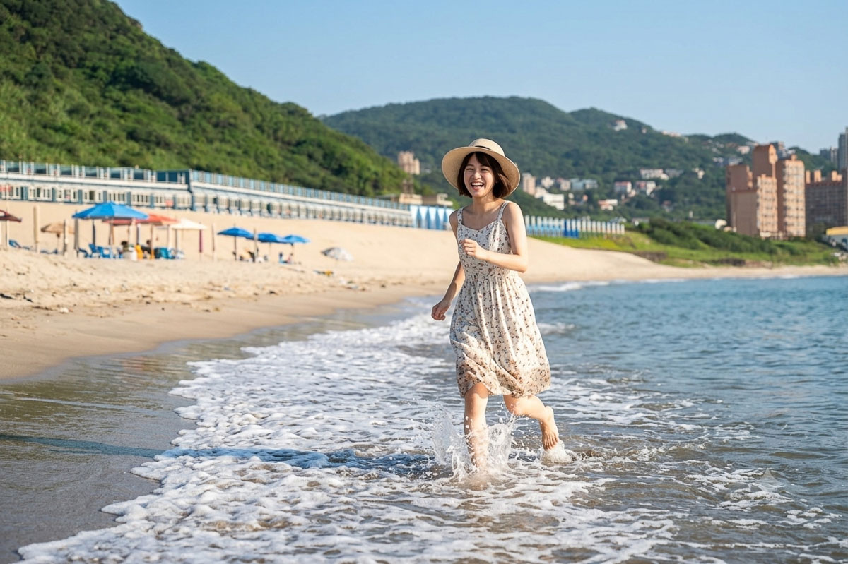 【2026萬里沙灘】翡翠灣海水浴場玩水攻略.交通.停車.抹茶山丘一次看 【2026萬里沙灘】翡翠灣海水浴場玩水攻略.交通.停車.抹茶山丘一次看
