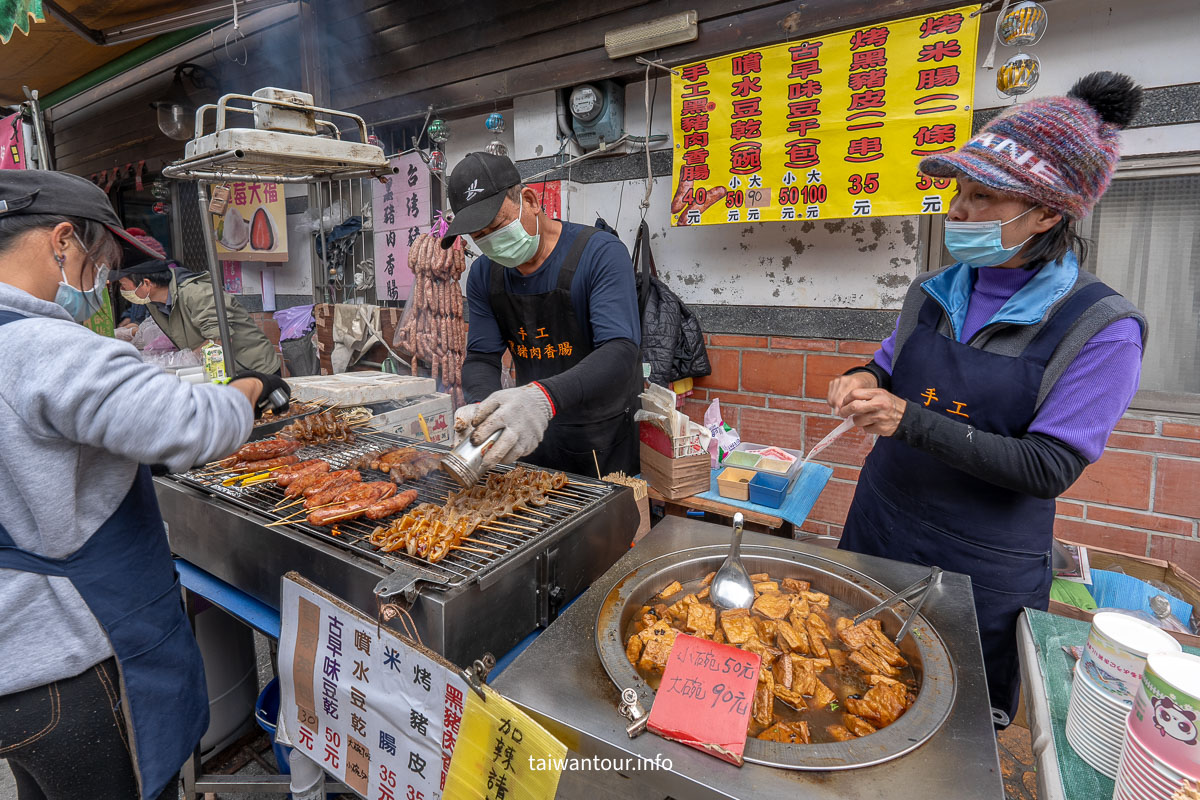 【清安豆腐街（洗水坑）】苗栗百年古法黑豆腐、馬告香腸、客家美食，泰安必吃美食地圖！
