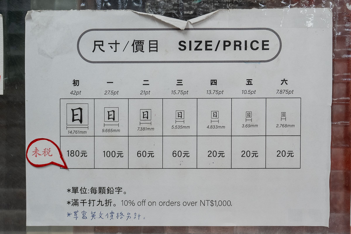 【日星鑄字行】墨香與鉛字的溫度.大同區景點