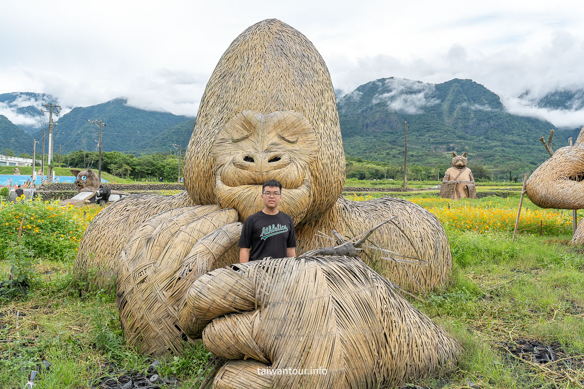 【富里稻草藝術景觀區】交通、歷史、巨型大猩猩展品與必拍亮點