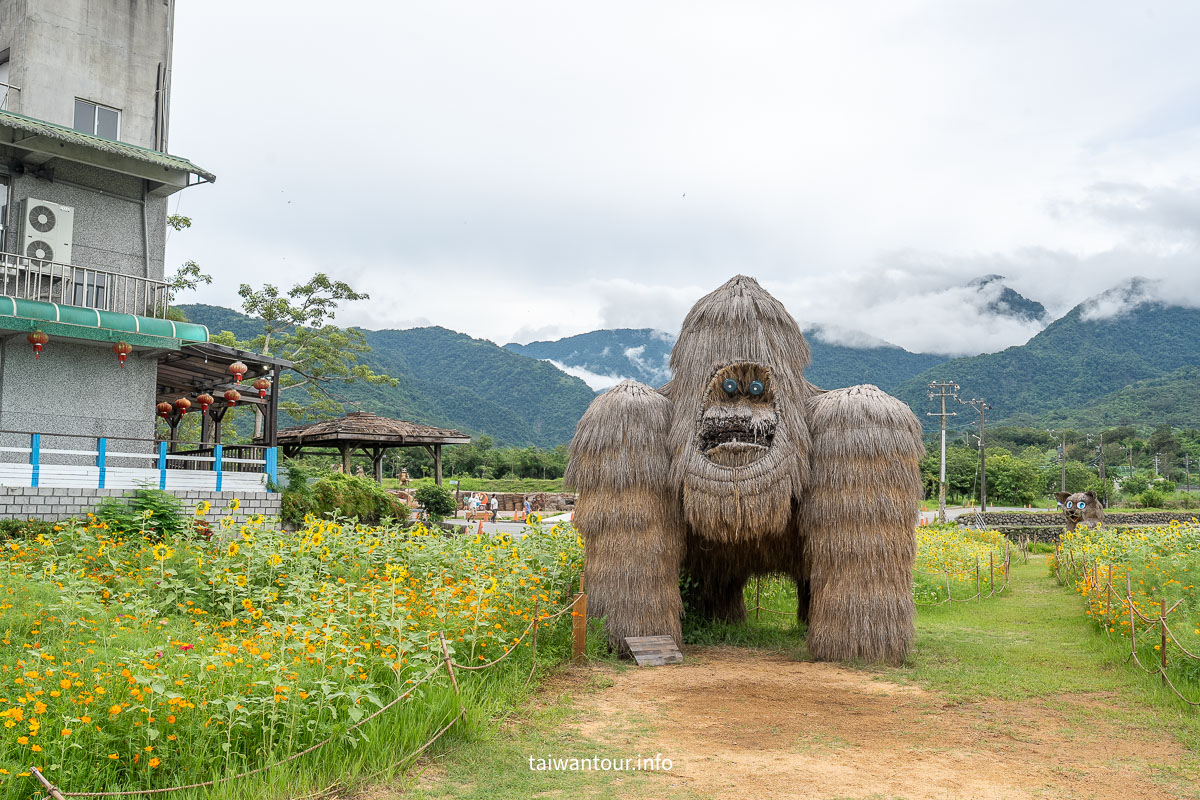 【富里稻草藝術景觀區】交通、歷史、巨型大猩猩展品與必拍亮點