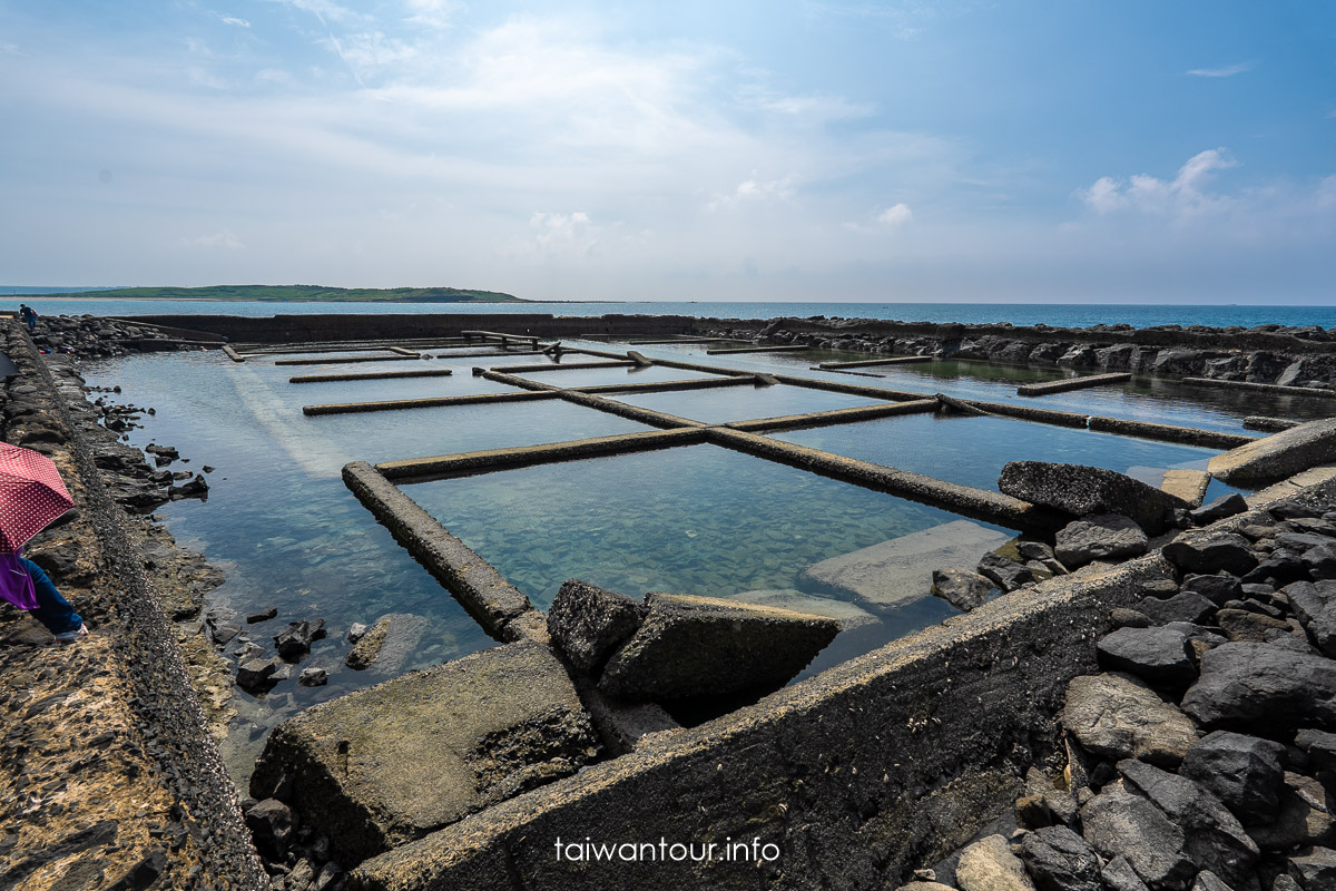 【池西岩瀑、九孔瀑布】澎湖西嶼秘境.退潮才能看見的玄武岩海岸奇景！