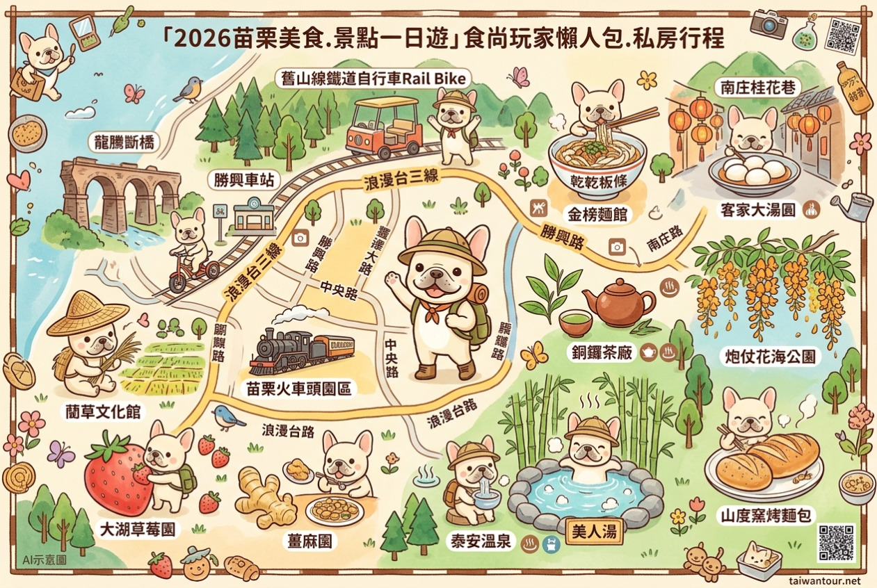 閱讀文章：【2026苗栗美食.景點一日遊】食尚玩家懶人包.私房行程