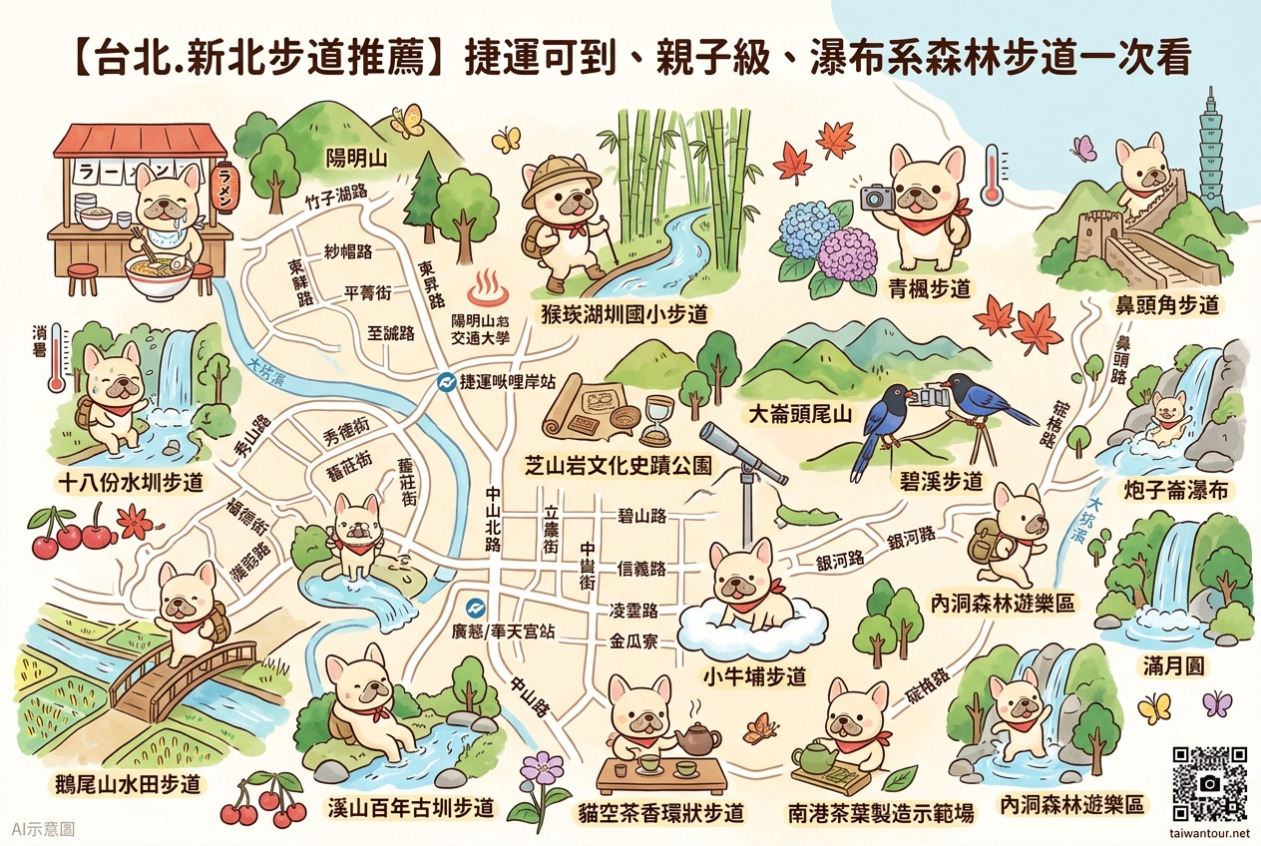 【台北.新北步道推薦】捷運可到、親子級、瀑布系森林步道一次看 【台北.新北步道推薦】捷運可到、親子級、瀑布系森林步道一次看
